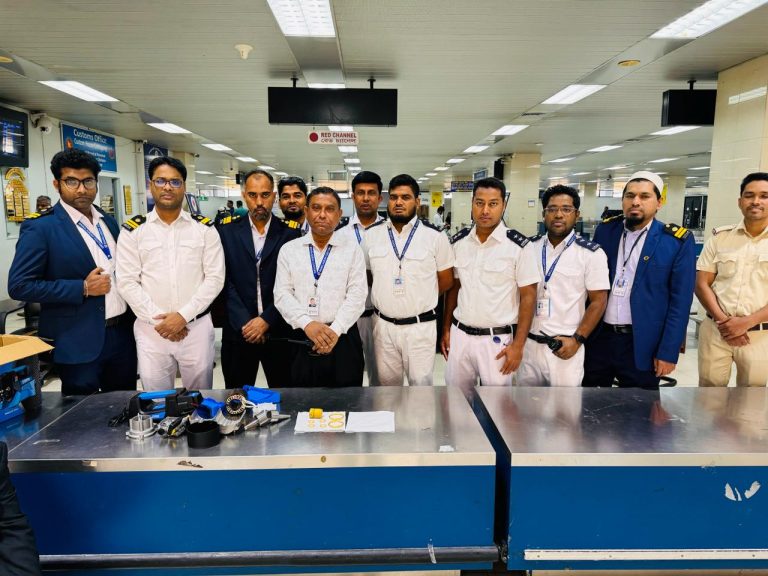 চট্টগ্রাম বিমানবন্দরে আটক ০১ কোটি ২০ লক্ষ টাকা মূল্যের স্বর্ণ